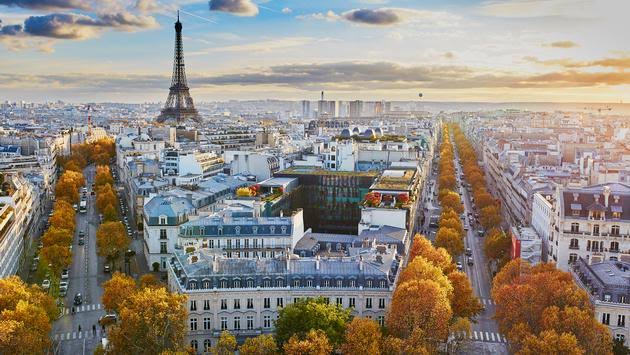 Paris, capital of France and spectacular view of whole city and Eiffel Tower
Europe countries and regions
