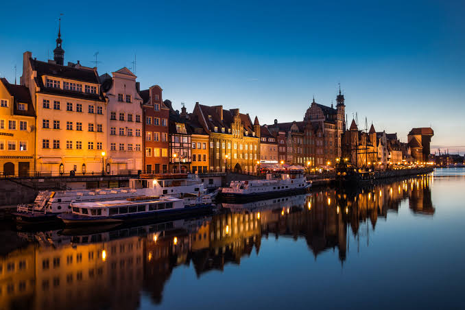 Poland, Gdansk city beautiful view.
Most beautiful country in the world.