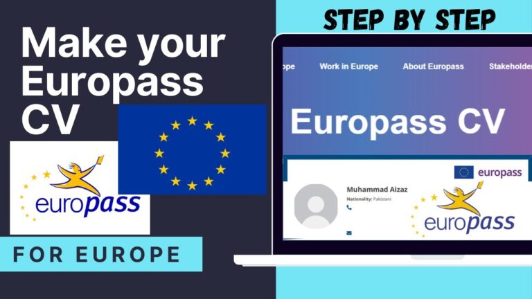 How to Create a CV in Europass Format