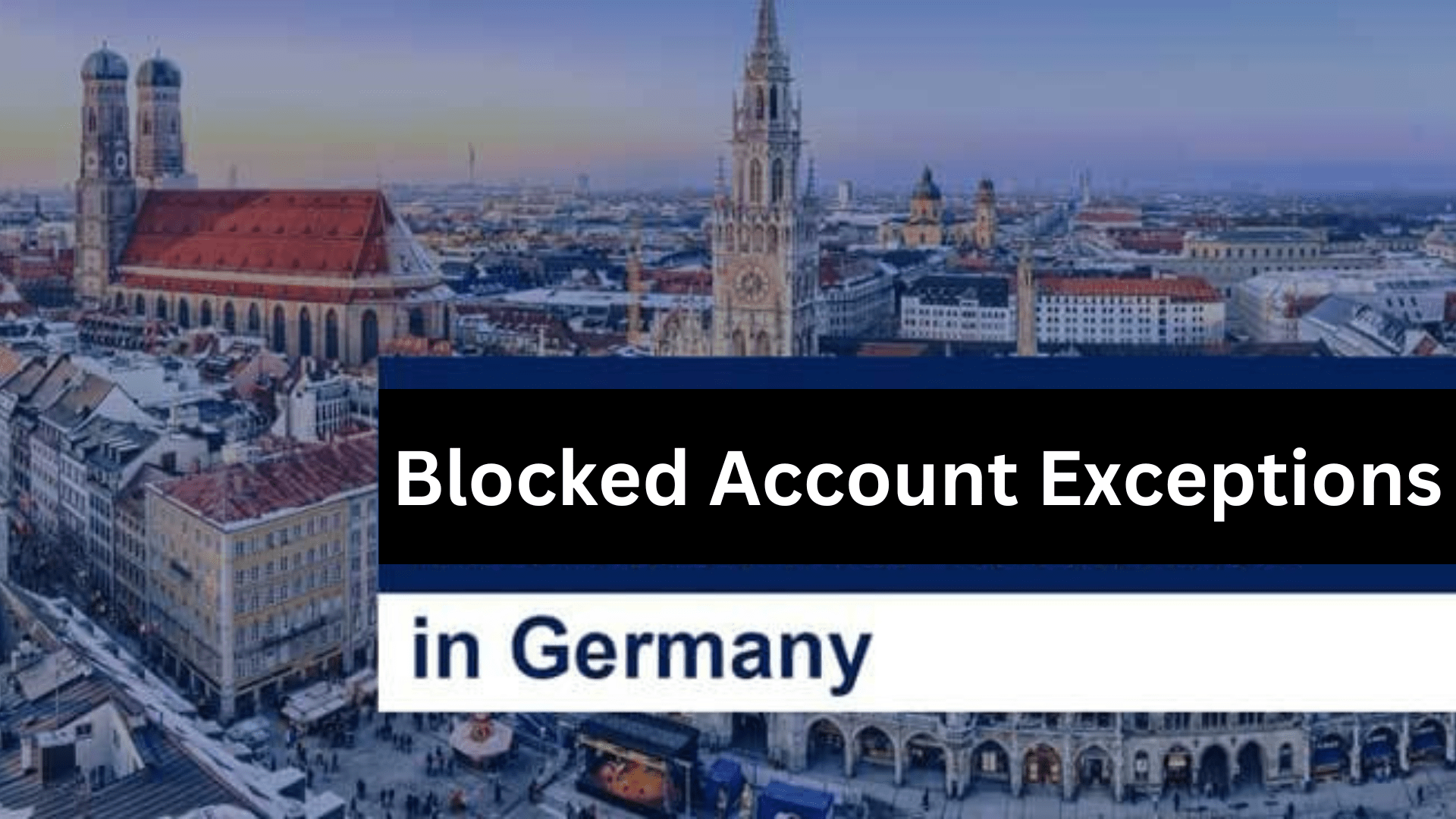 Without Block Account Study in Germany