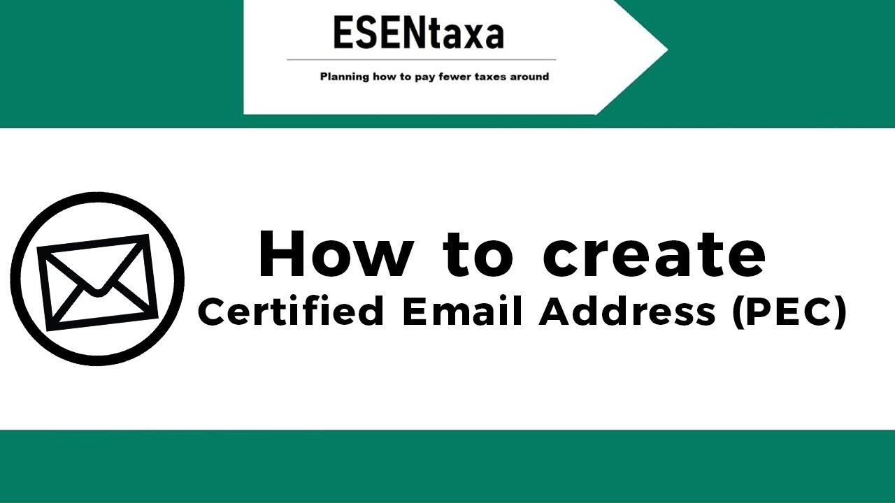 How To Get A Free Pec Email Address How To Get A Free Pec Email Address