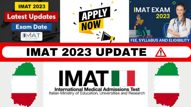 IMAT 2023 Update: Important Changes, Preparation Tips or Exam Locations