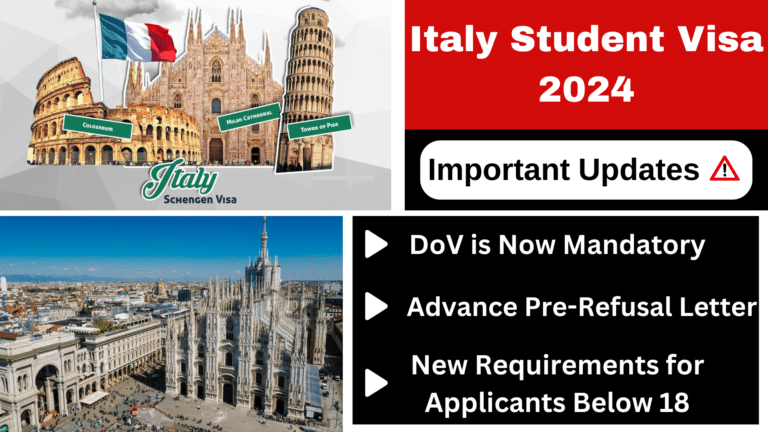 Italy Student Visa Update 2023 & 2024 Requirements