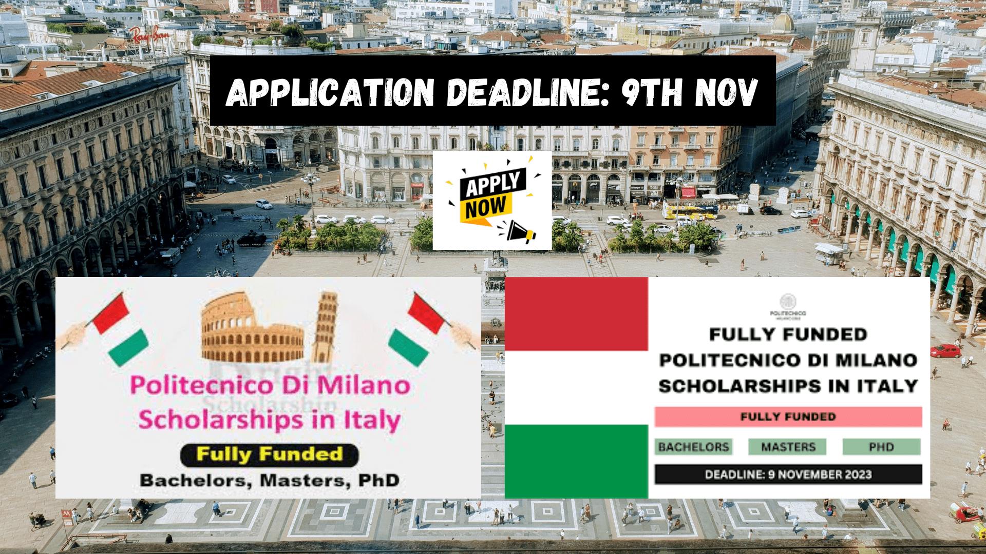 Politecnico di Milano Scholarships 2024-25 in Italy (Fully Funded)
