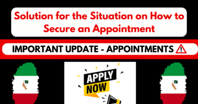 solution for this situation on how to secure an appointment